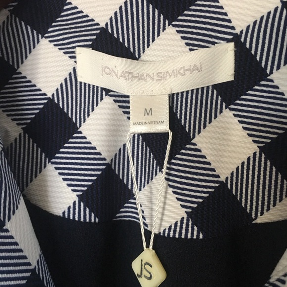 Jonathan Simkhai Gingham Twill Utility Jacket - Picture 8 of 15